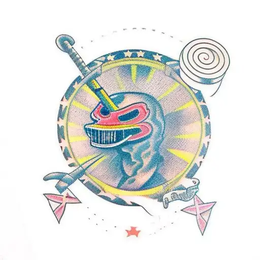 Hotline miami tattoo design idea