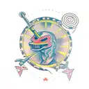 Hotline miami tattoo design idea