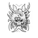 Hotline miami tattoo design idea