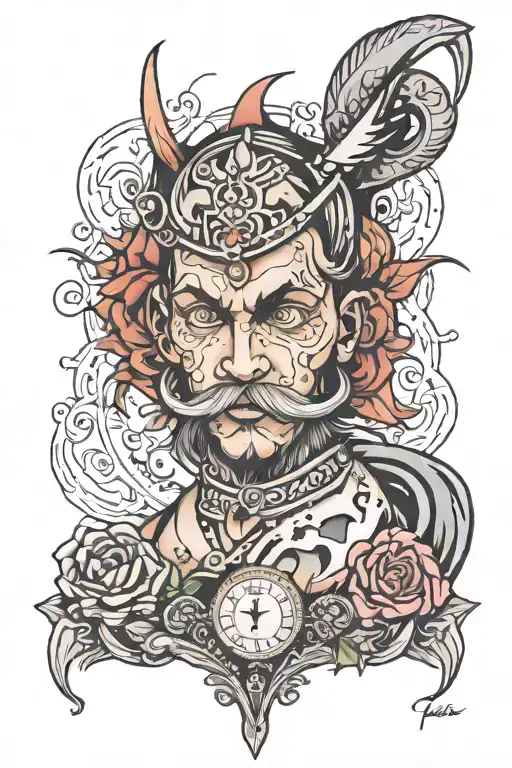 What are you looking at, fool? tattoo design idea