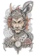 What are you looking at, fool? tattoo design idea