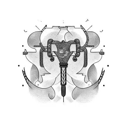 fixed gear bike tattoo design idea