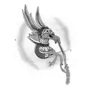 fixed gear bike tattoo design idea