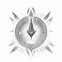 mahadev trishul for back  tattoo design idea