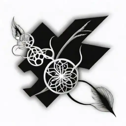 biology symbol tattoo design idea