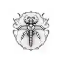 scorpio taurus tattoo design idea