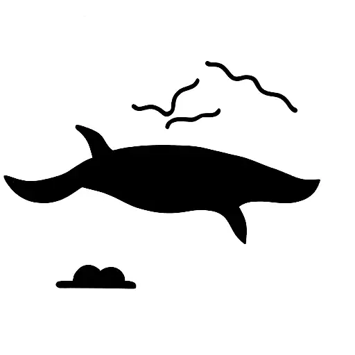 whale tattoo design idea