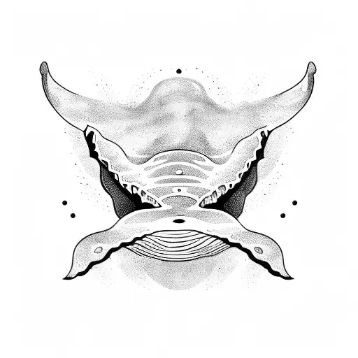 whale tattoo design idea
