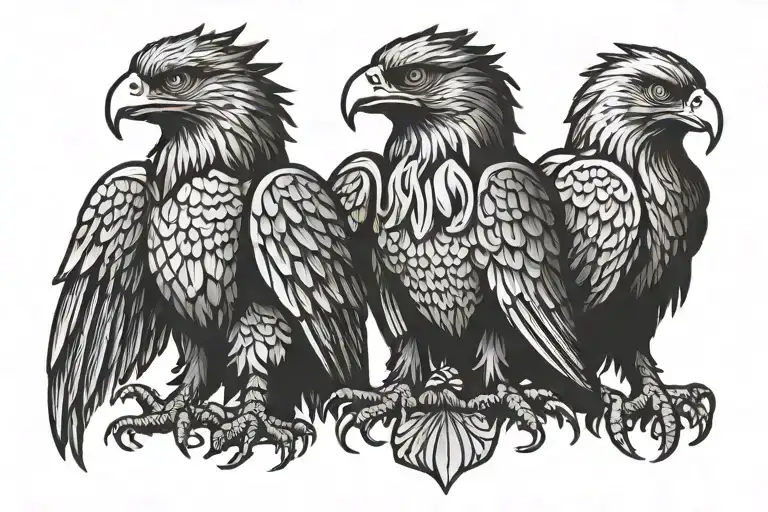 polish Eagles   tattoo design idea