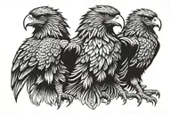 polish Eagles   tattoo design idea