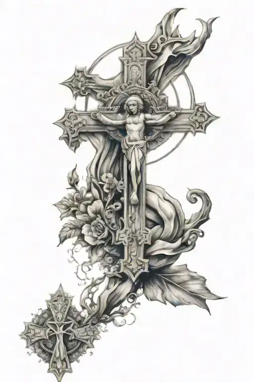 Catholic inspired tattoo tattoo design idea