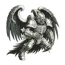 40k Dark Angels tattoo design idea