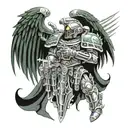 40k Dark Angels tattoo design idea