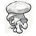 Mushroom from Super Mario tattoo design idea