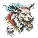 devilsrejects hell hound tattoo design idea