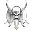 Viking's armor tattoo design idea