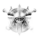 Viking' s Armor tattoo design idea