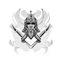 Viking' s Armor tattoo design idea