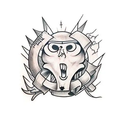 hesrtbroken hurt strong survivor theme for full sleeve  tattoo design idea