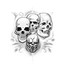 jason, hannibal, michael mayes e ghostface tattoo design idea