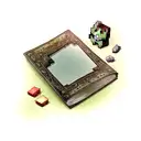 Minecraft Enchanted Mending Book tattoo design idea