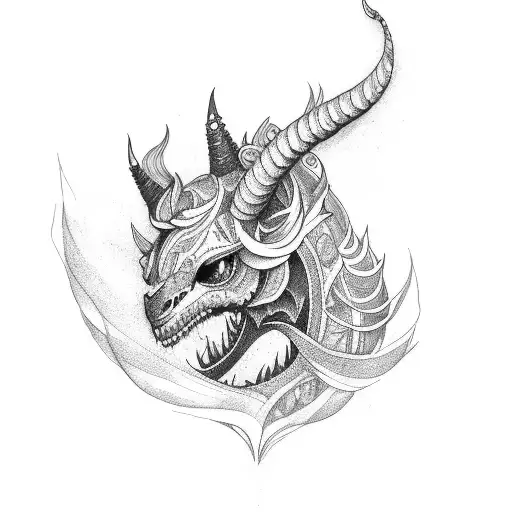 kirin tattoo design idea