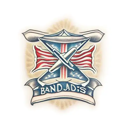 bandaid tattoo design idea