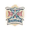 bandaid tattoo design idea
