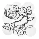 Cherry Blossom tattoo design idea