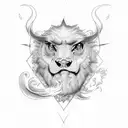 german pastor AND fire tattoo design idea