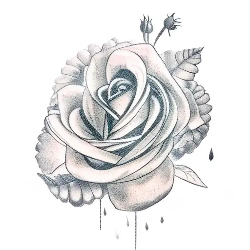 a tattoo of a flower vase with different types of flower  tattoo design idea
