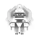  robot psychedelic  tattoo design idea
