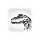 alligator tattoo design idea