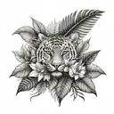 Amazon rainforest tattoo design idea