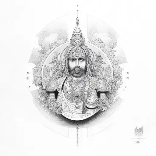 rama de orquídea tattoo design idea