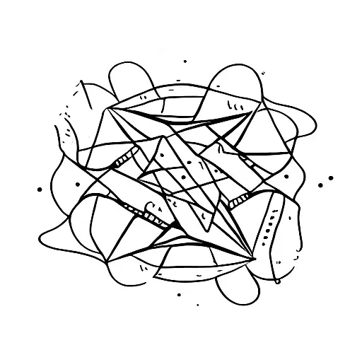 Small, Hand-Poked, Abstract tattoo design idea