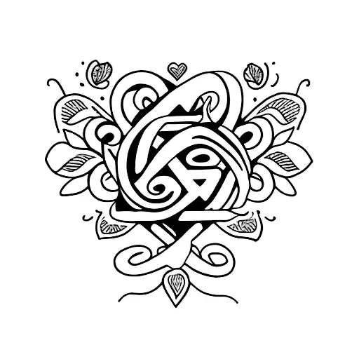 love faith and hope tattoo design idea