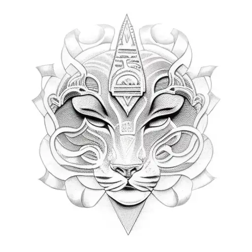 African goddess tattoo design idea