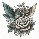 i love you a bushel and a peck and a hug around the neck tattoo design idea