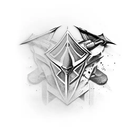 Assassins creed hidden blade tattoo design idea