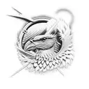 turkey hunting tattoo design idea