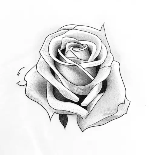 white roses / black doves a blade inbetween  tattoo design idea
