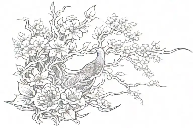 Japanese style sleeve tattoo design idea