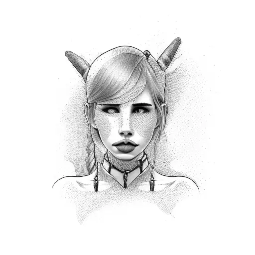 Emma Roberts in bondage full body tattoo design idea