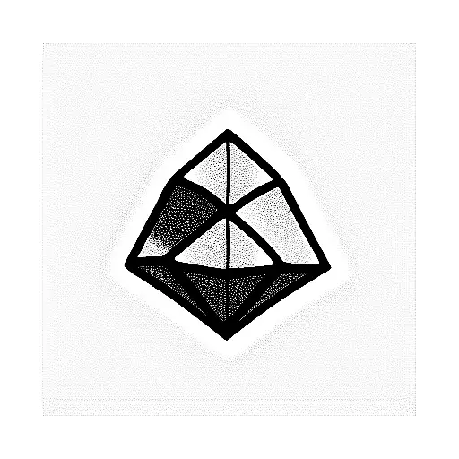 Minecraft diamond  tattoo design idea
