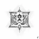 Minecraft logo tattoo design idea