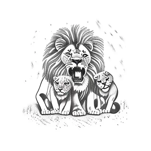 Family of Lions Tattoo | TikTok