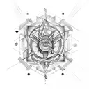 sigil for I control my mind  tattoo design idea