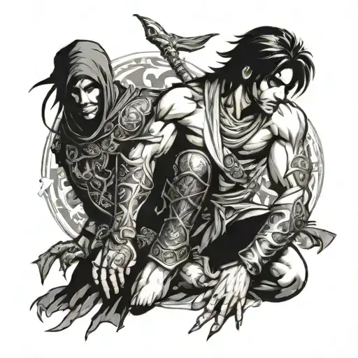 prince of Persia the two thrones game cool tatoo  tattoo design idea