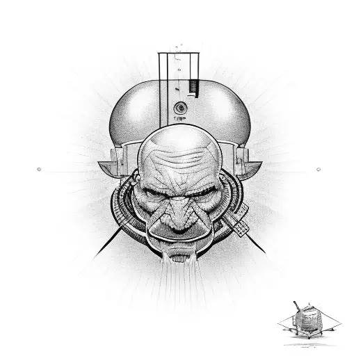 electrician dad tattoo design idea